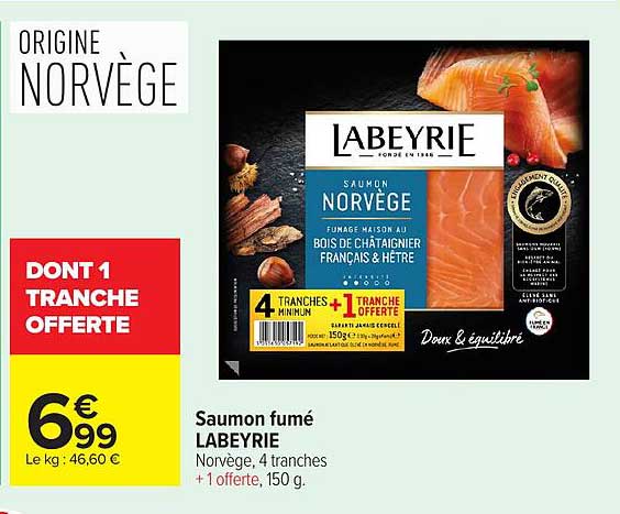 Saumon fumé LABEYRIE