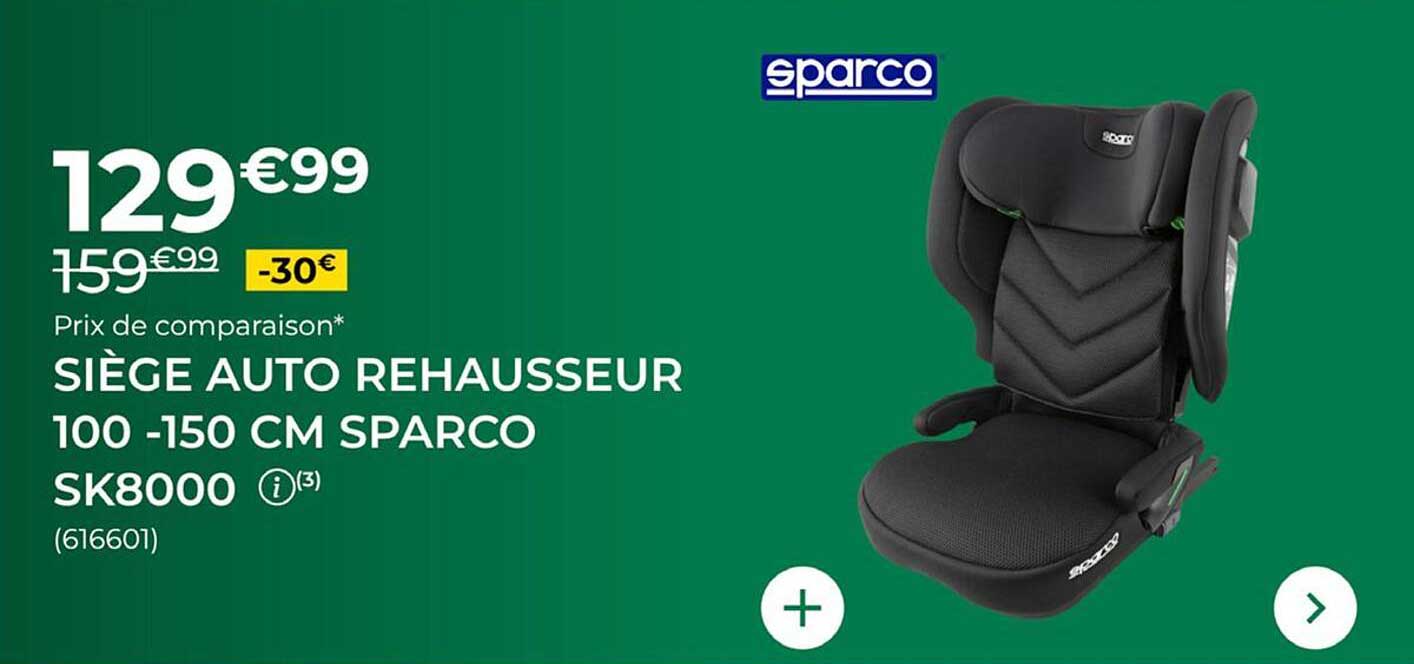 SIÈGE AUTO REHAUSSEUR 100 -150 CM SPARCO SK8000