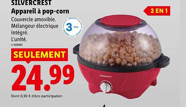 SILVERCREST Appareil à pop-corn