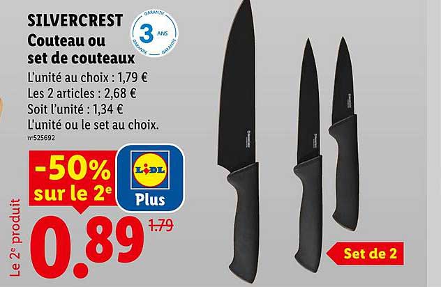 SILVERCREST Couteau ou set de couteaux