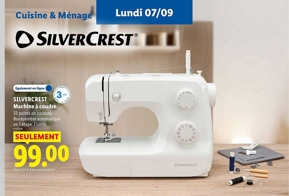 SILVERCREST Machine à coudre