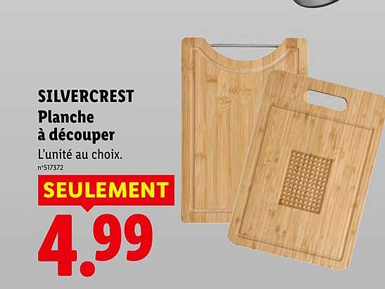 SILVERCREST Planche à découper L’unité au choix.