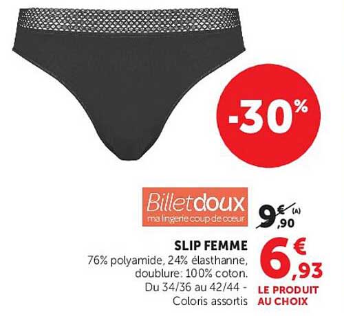 SLIP FEMME