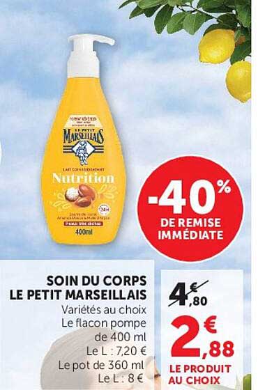 SOIN DU CORPS LE PETIT MARSEILLAIS