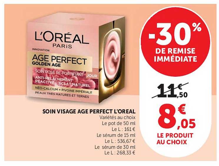 SOIN VISAGE AGE PERFECT L'OREAL