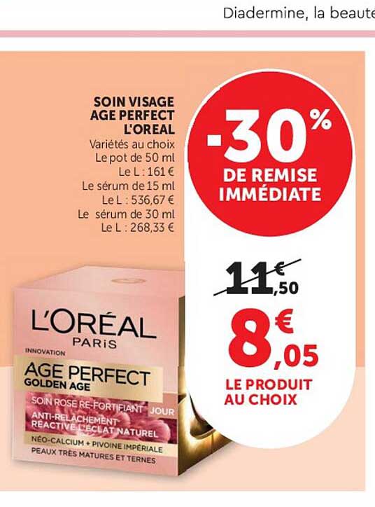 SOIN VISAGE AGE PERFECT L'OREAL