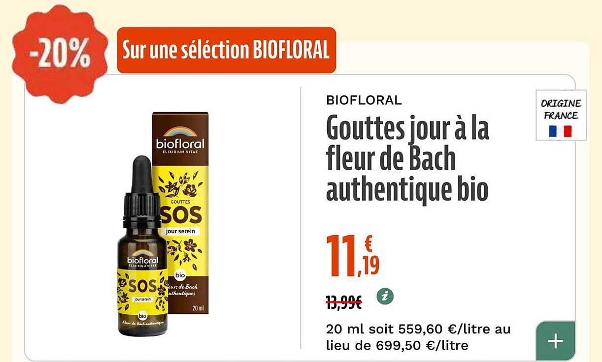 Sur une sélection BIOFLORAL