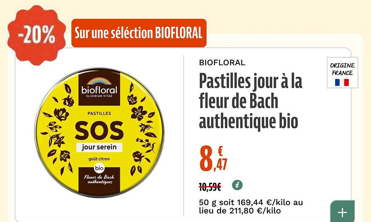 Sur une sélection BIOFLORAL