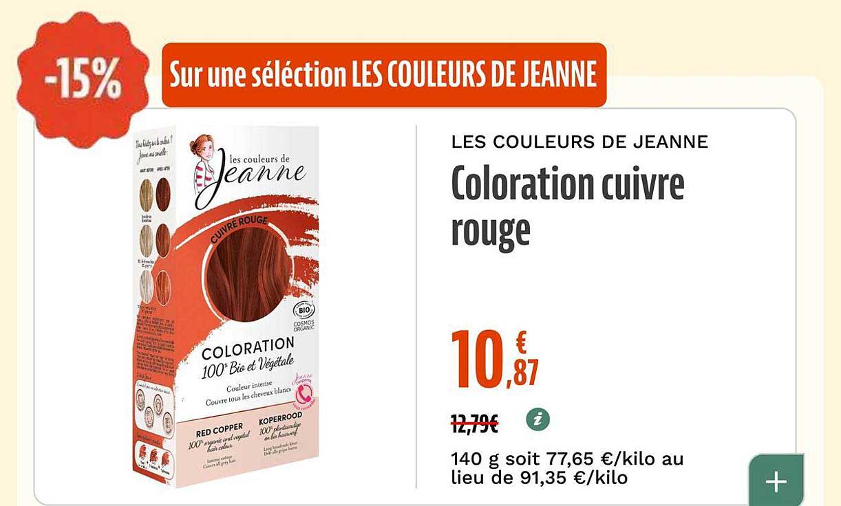 Sur une sélection LES COULEURS DE JEANNE