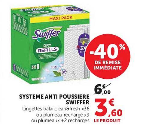 SYSTÈME ANTI POUSSIÈRE SWIFFER