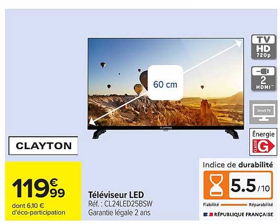 Téléviseur LED