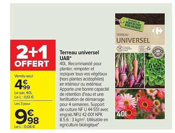 Terreau universel UAB*