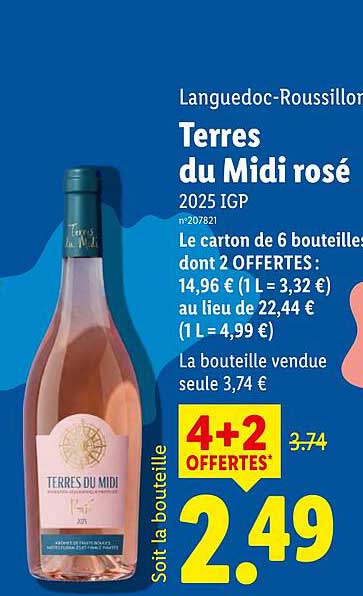 Terres du Midi rosé