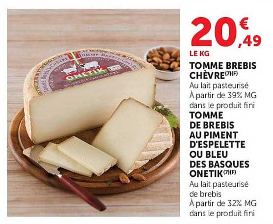 TOMME BREBIS CHÈVRE(7)(F)