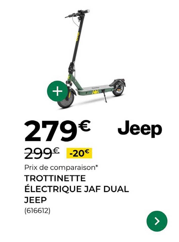 TROTTINETTE ÉLECTRIQUE JAF DUAL JEEP