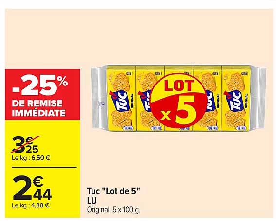 Tuc "Lot de 5"