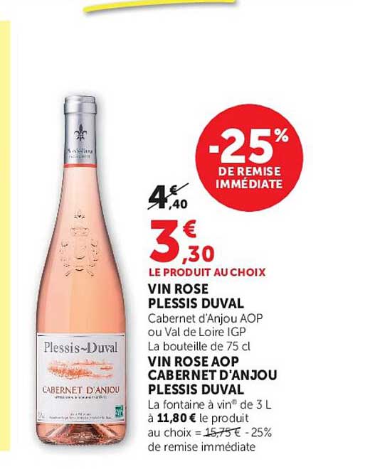 VIN ROSE PLESSIS DUVAL