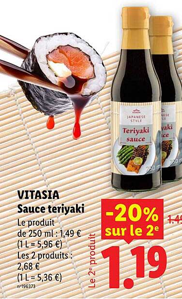 VITASIA Sauce teriyaki