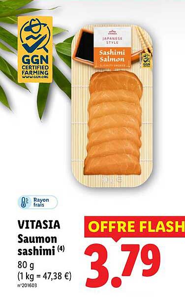 VITASIA Saumon sashimi