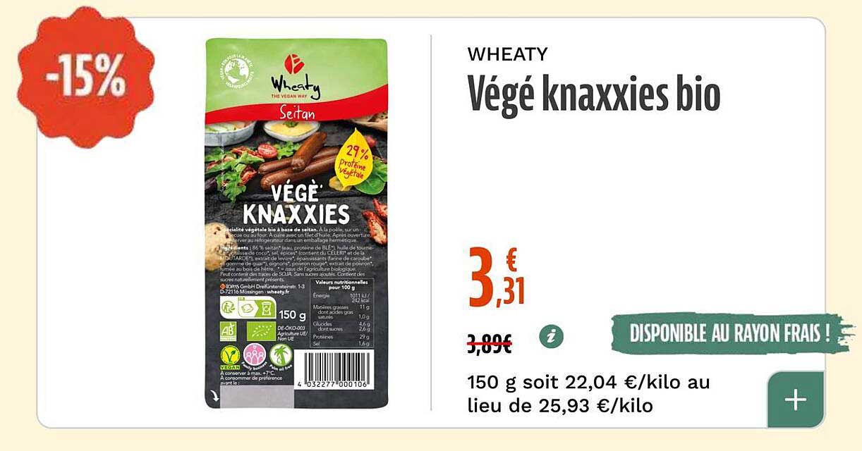 WHEATY Vége knaxxies bio
