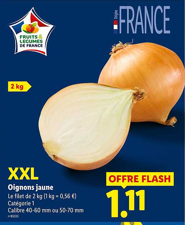 XXL Oignons jaune