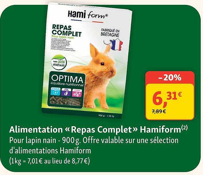 Alimentation « Repas Complet » Hamiform