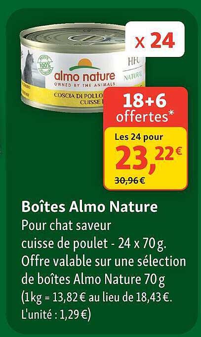 Boîtes Almo Nature