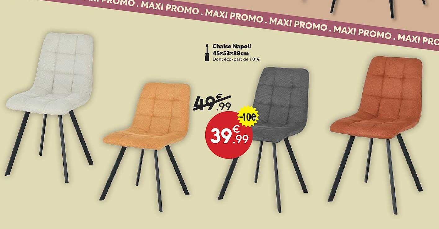 Chaise Napoli 45×53×88cm