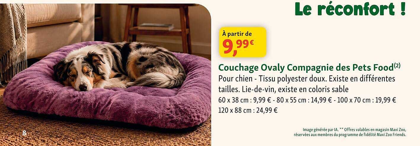 Couchage Ovaly Compagnie des Pets Food(2)