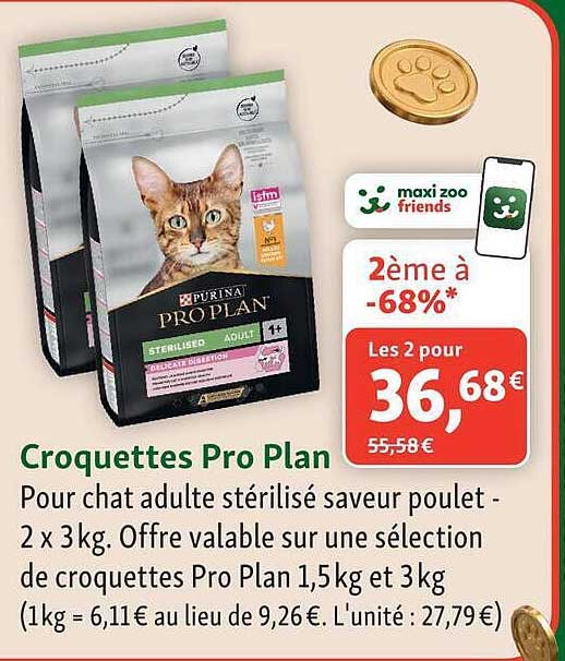 Croquettes Pro Plan