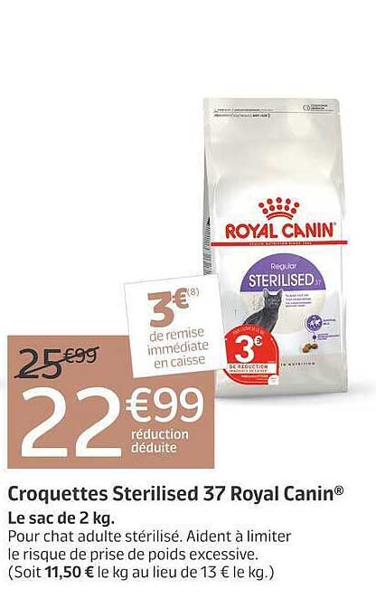 Croquettes Sterilised 37 Royal Canin®