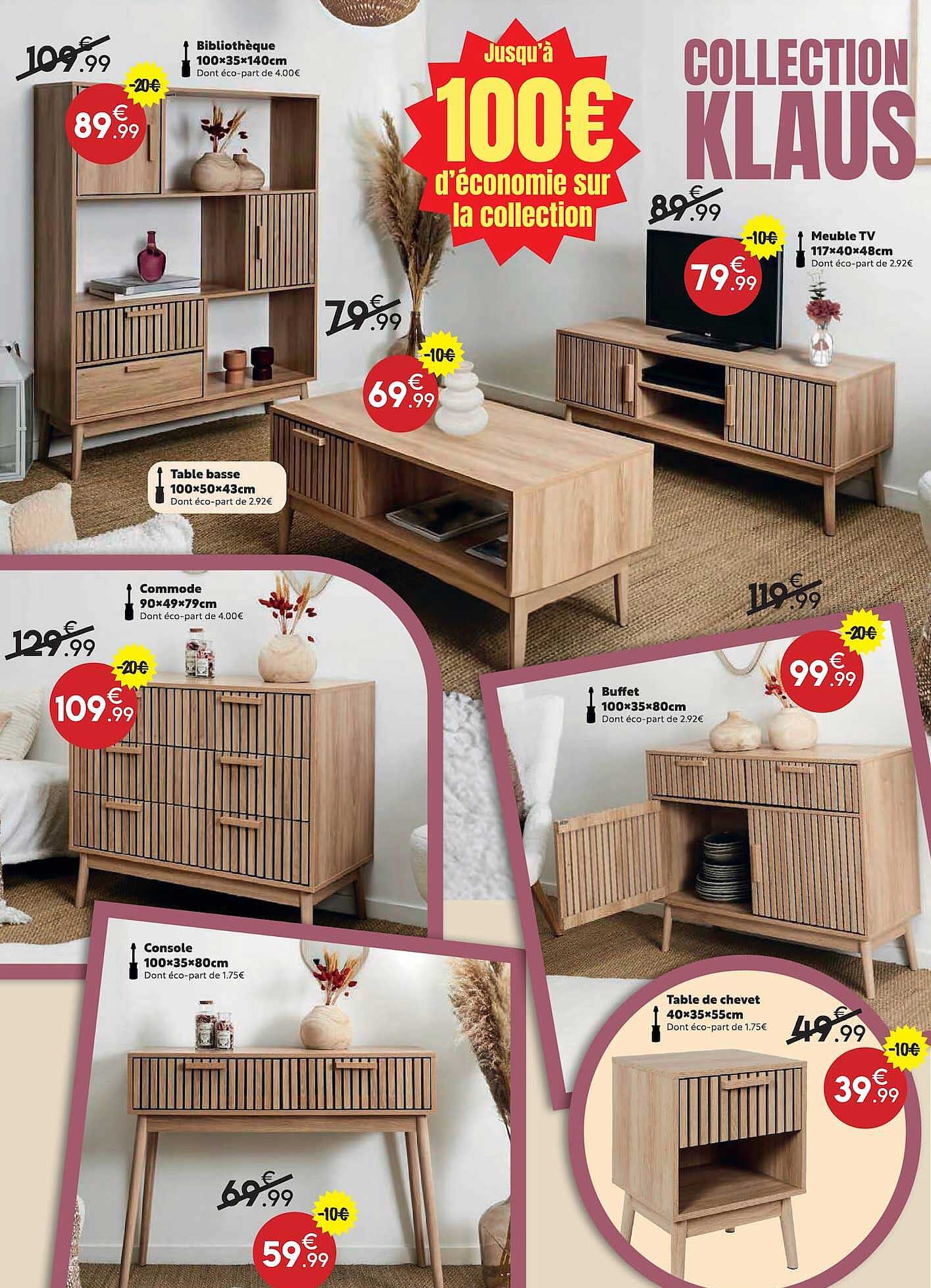 Jusqu'à 100€ d'économie sur la collection