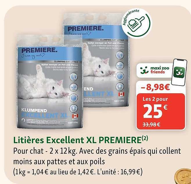 Litières Excellent XL PREMIERE(2)