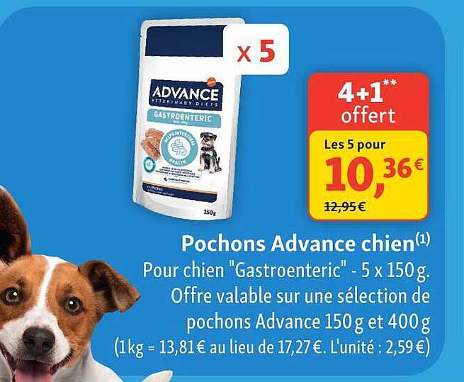 Pochons Advance chien