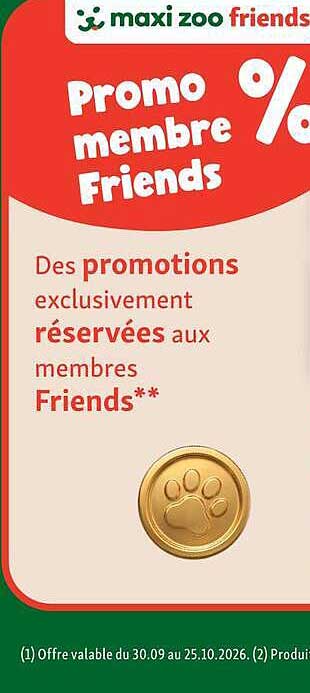 Promo membre Friends