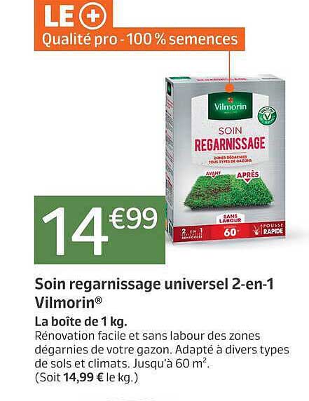 Soin regarnissage universel 2-en-1 Vilmorin®