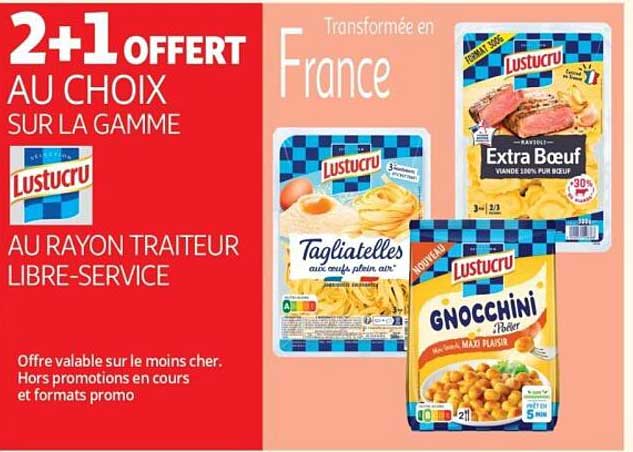 2+1 OFFERT AU CHOIX SUR LA GAMME
