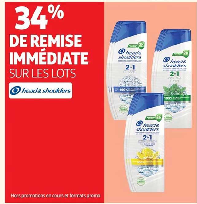 34% DE REMISE IMMEDIATE SUR LES LOTS