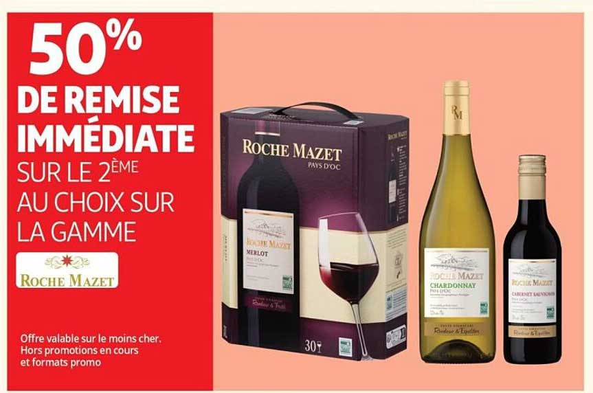 50% DE REMISE IMMÉDIATE SUR LE 2ÈME AU CHOIX SUR LA GAMME
