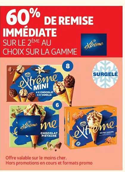 60% DE REMISE IMMEDIATE SUR LE 2ème AU CHOIX SUR LA GAMME