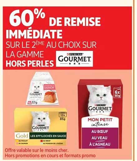 60% DE REMISE IMMÉDIATE SUR LE 2ÈME AU CHOIX SUR LA GAMME HORS PERLES