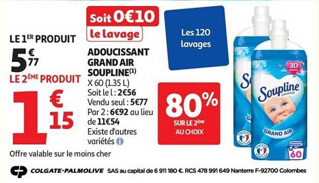 ADOUCISSANT GRAND AIR SOUPLINE