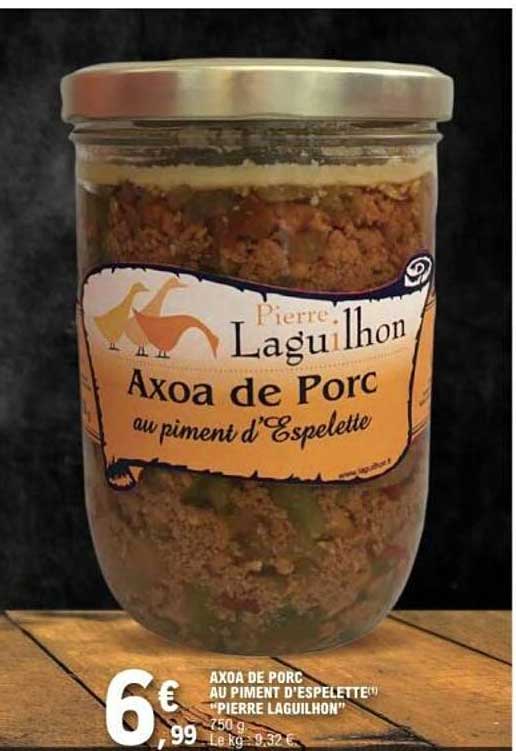 AXOA DE PORC AU PIMENT D'ESPELETTE