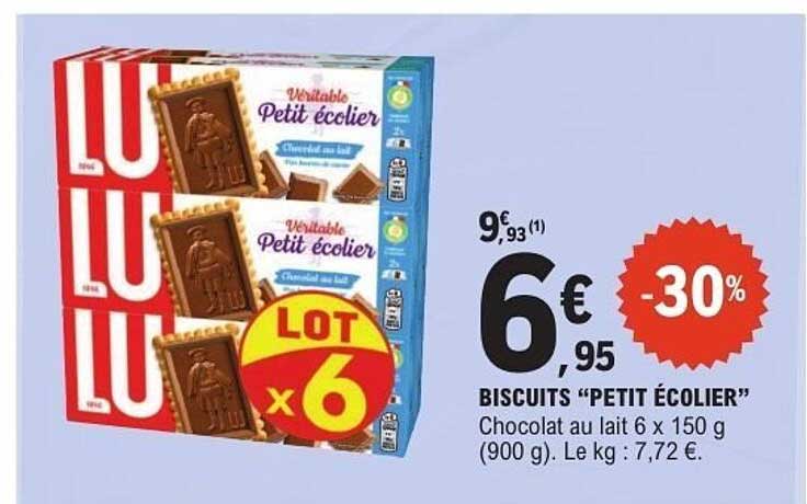 BISCUITS "PETIT ÉCOLIER"