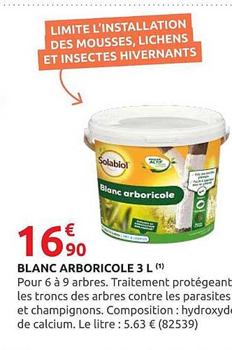 BLANC ARBORICOLE 3 L