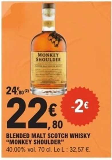 BLENDED MALT SCOTCH WHISKY “MONKEY SHOULDER”