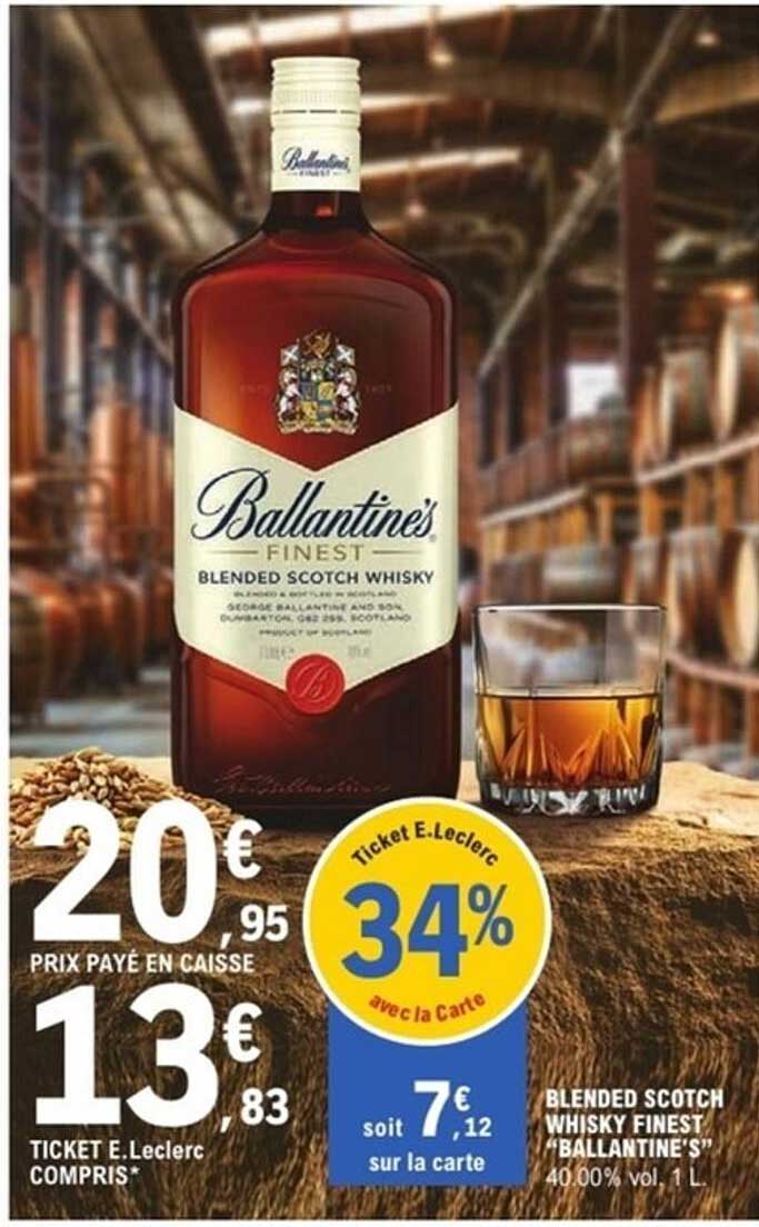BLENDED SCOTCH WHISKY FINEST "BALLANTINE'S"