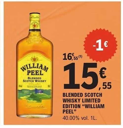 BLENDED SCOTCH WHISKY LIMITED EDITION “WILLIAM PEEL”
