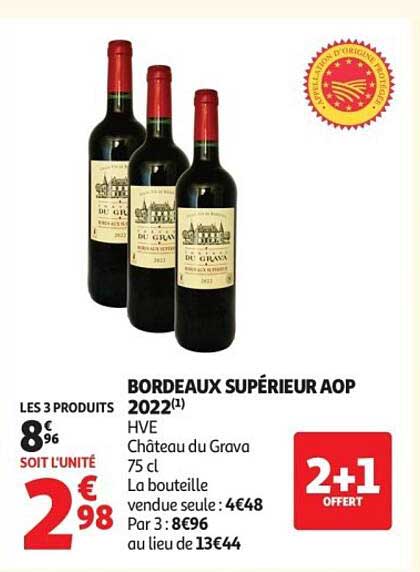 BORDEAUX SUPÉRIEUR AOP 2022