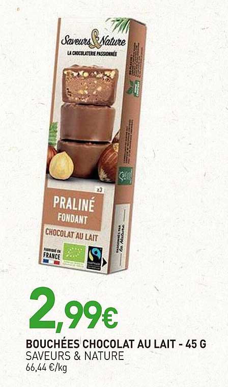 Bouchées Chocolat au Lait - 45 g